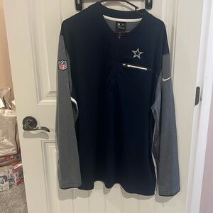 Nike NFL Dallas Cowboys draft fit half zip size XXL